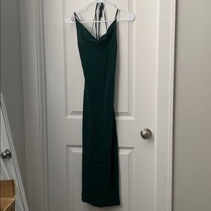 Tie back scoop neck cami dress